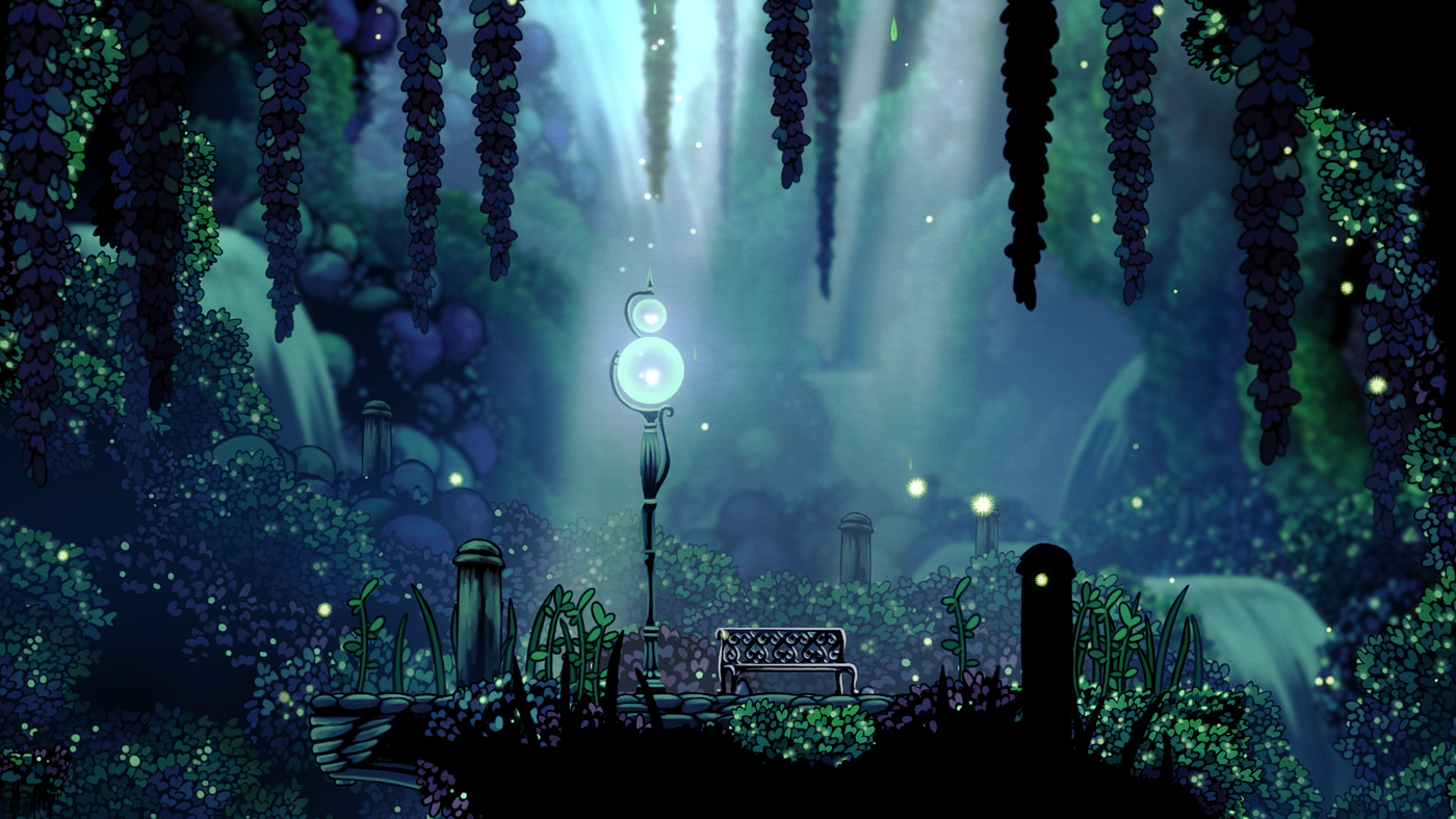 Hollow Knight resting bench